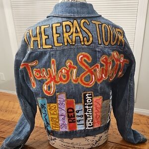 Custom Taylor Swift Eras Tour Denim Jacket